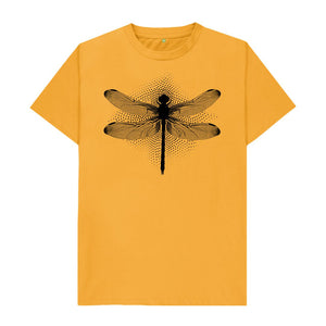 Mustard Women's Relaxed T-Shirt Dragonfly