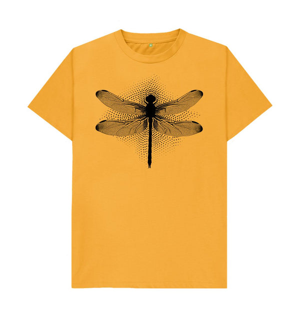Mustard Women's Relaxed T-Shirt Dragonfly