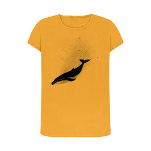 Mustard Women's T-Shirt Whale