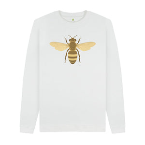 White Men's Sweatshirt Sting