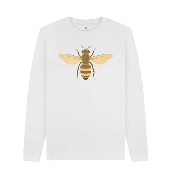 White Men's Sweatshirt Sting