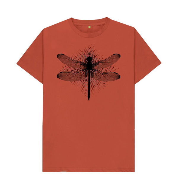 Rust Women's Relaxed T-Shirt Dragonfly