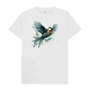White Men's T-Shirt Bird