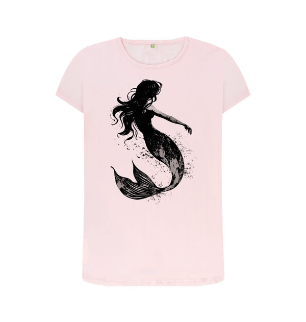 Pink Women's T-Shirt Mermaid