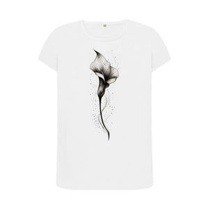 White Women's T-Shirt Calla Lily