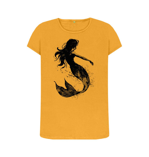 Mustard Women's T-Shirt Mermaid