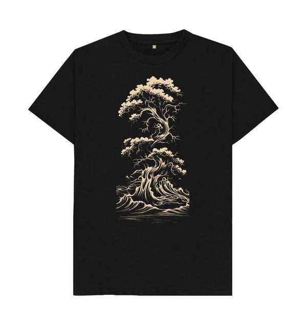 Black Men's T-Shirt  Tree