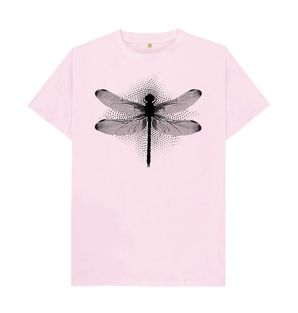 Pink Women's Relaxed T-Shirt Dragonfly