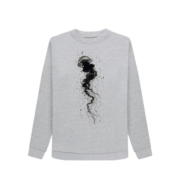 Light Heather Women's Sweatshirt Jellyfish