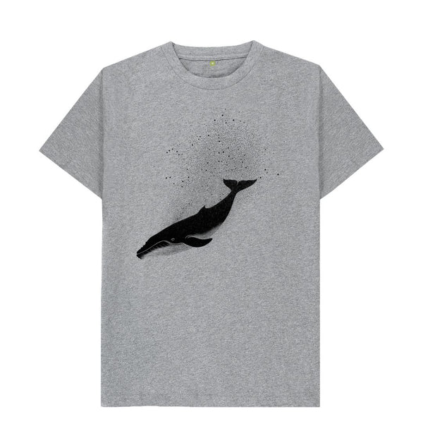 Athletic Grey Men's T-Shirt Whale