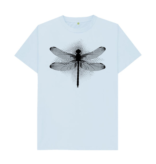 Sky Blue Women's Relaxed T-Shirt Dragonfly