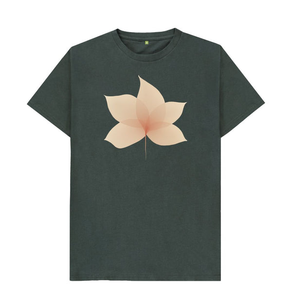 Dark Grey Men's T-Shirt Flora