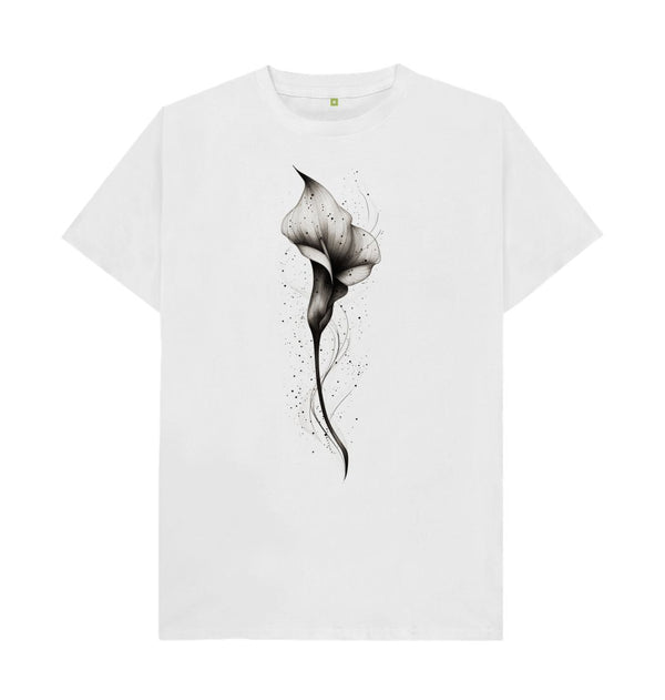 White Men's T-Shirt Calla Lily