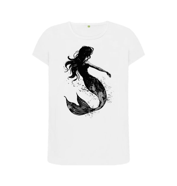 White Women's T-Shirt Mermaid