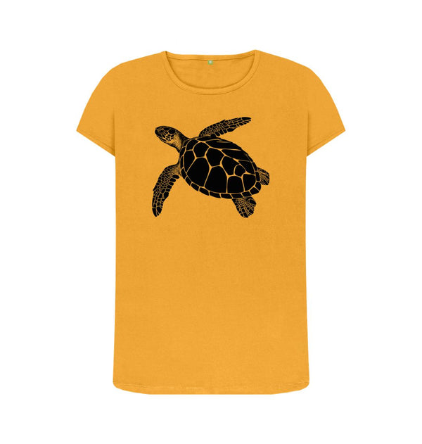 Mustard Women's T-Shirt Turtle