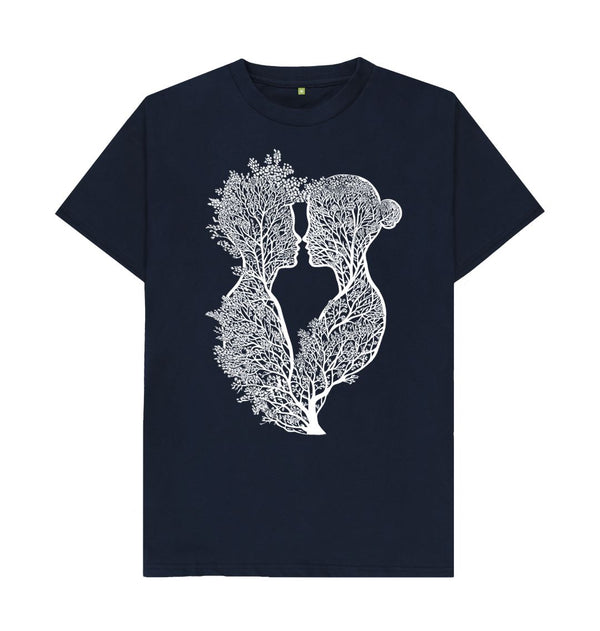 Navy Blue Men's T-Shirt Tree of Life