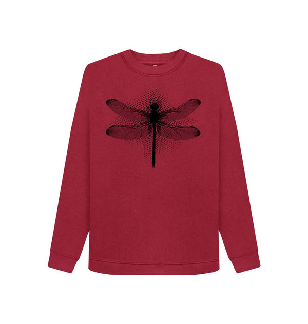 Cherry Women's Sweatshirt Dragonfly