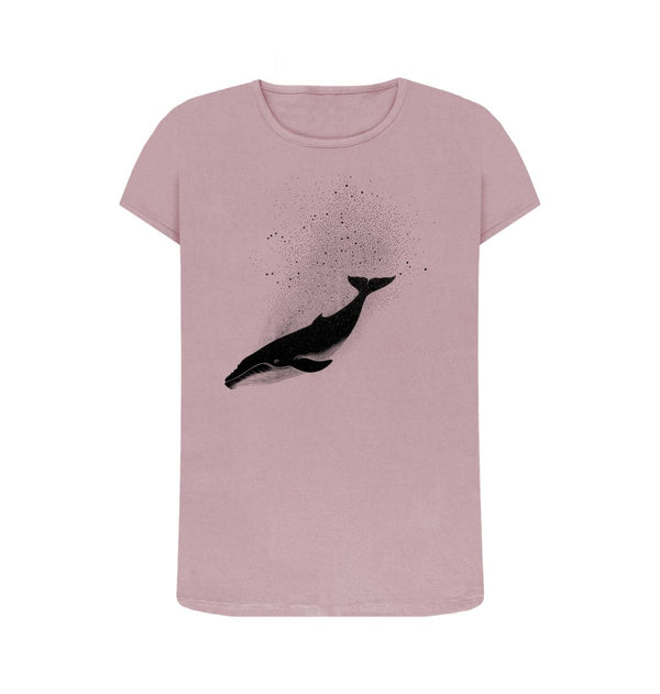 Mauve Women's T-Shirt Whale