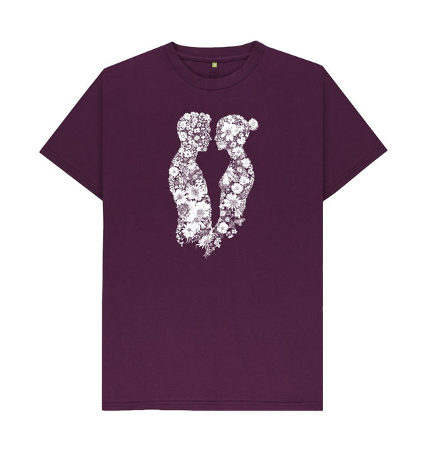 Purple Men's T-Shirt Love of  Flowers