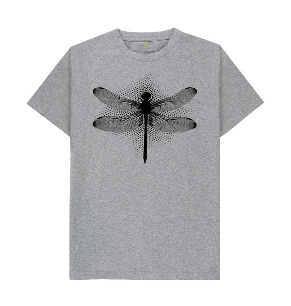 Athletic Grey Men's T-Shirt Dragonfly