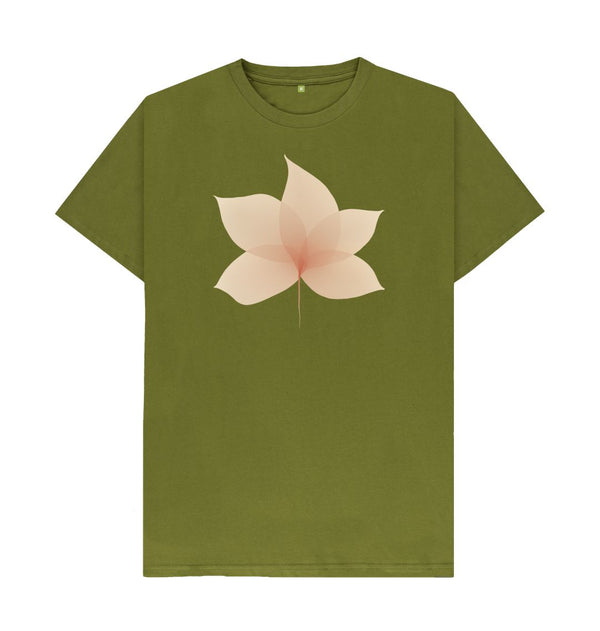 Moss Green Men's T-Shirt Flora