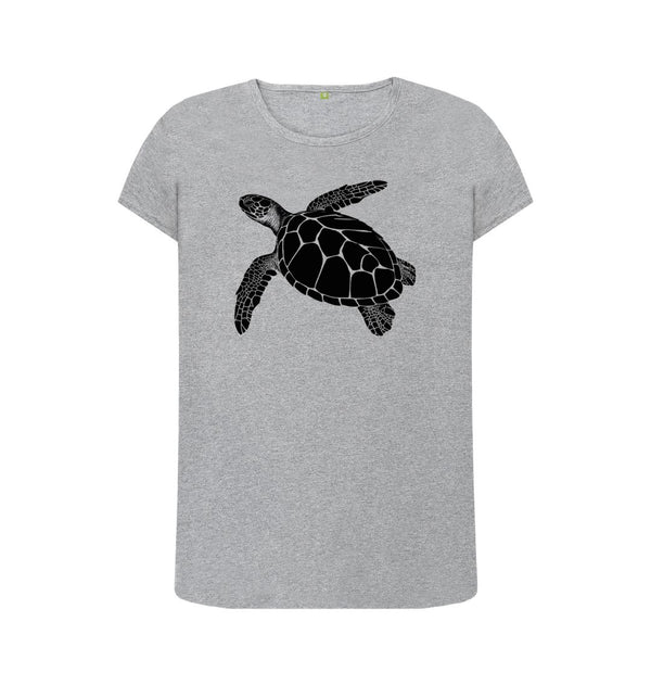 Athletic Grey Women's T-Shirt Turtle