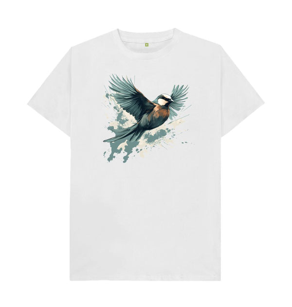 White Men's T-Shirt Bird