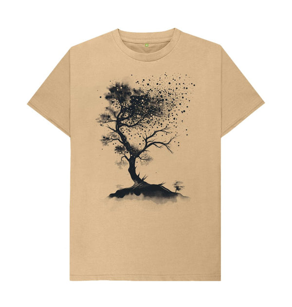 Sand Men's T-Shirt Tree Watercolour Splash