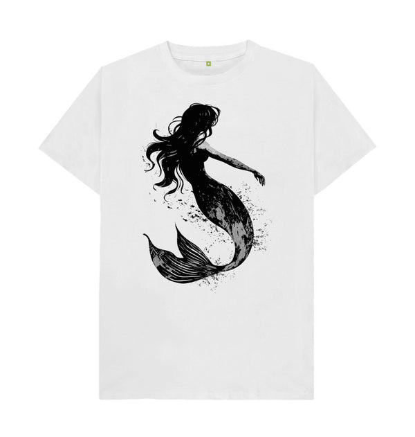 White Men's T-Shirt Mermaid