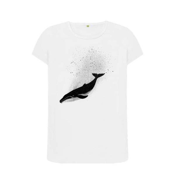 White Women's T-Shirt Whale